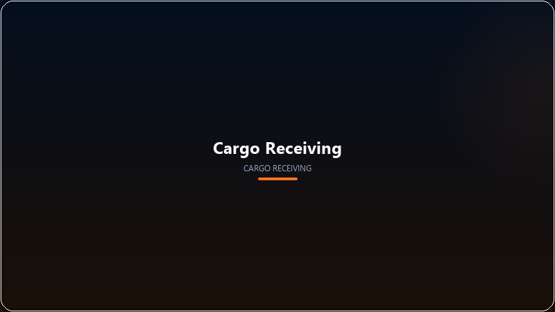 Cargo Receiving inspection