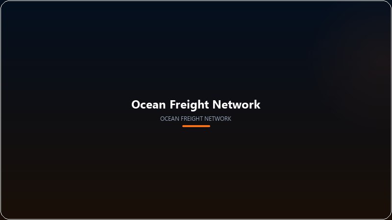 Ocean Freight Network FCL LCL